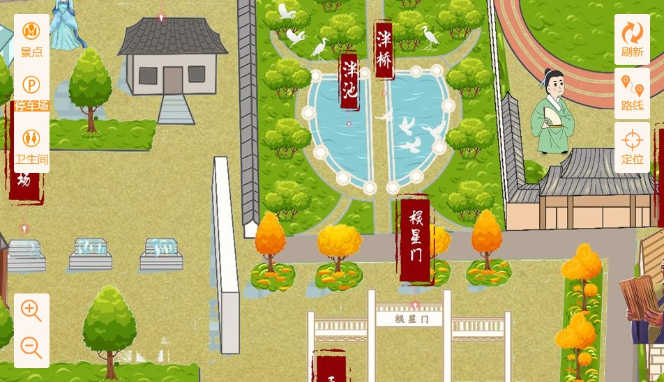 凤翔手绘地图景区语音讲解导览系统：智慧景区建设的基石